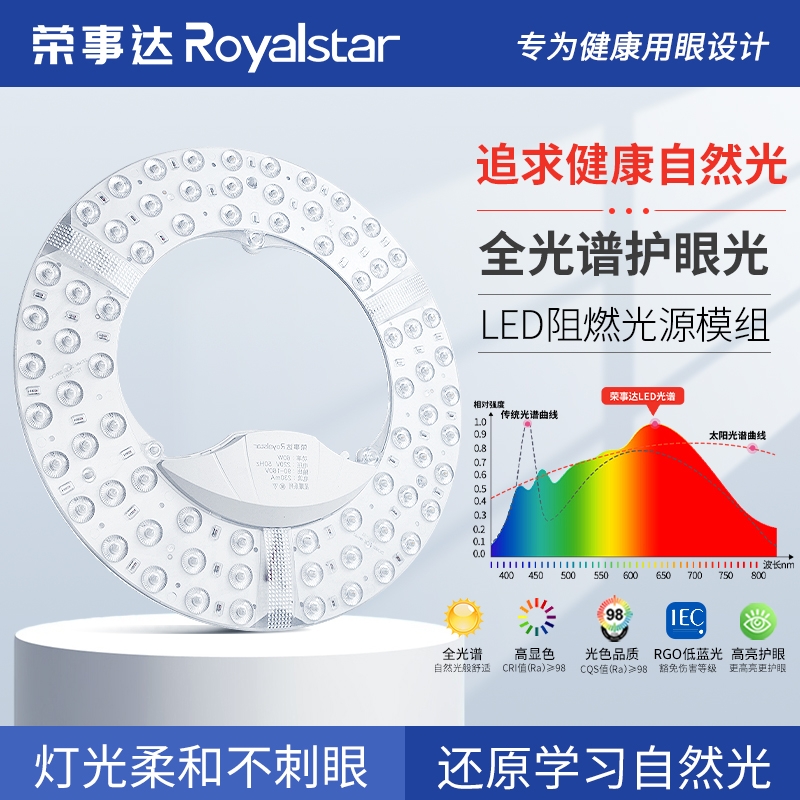 全光谱led灯芯护眼三色变光
