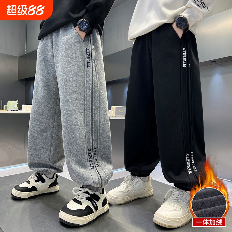 儿童绒运动裤加厚|超2000次加购