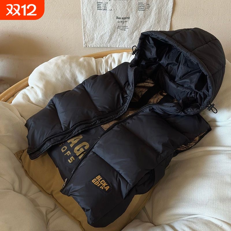 新款2025儿童羽绒马甲秋冬加厚