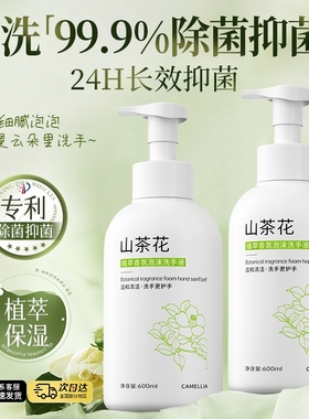 山茶花洗手液【买一送一】长效抑菌留香清洁护手滋润学生儿童家用
