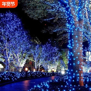 LED工程亮化灯串户外防水婚庆装饰彩灯插电满天星款节日灯带