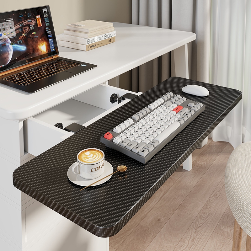 抽屉延长板电脑桌免打孔键盘托