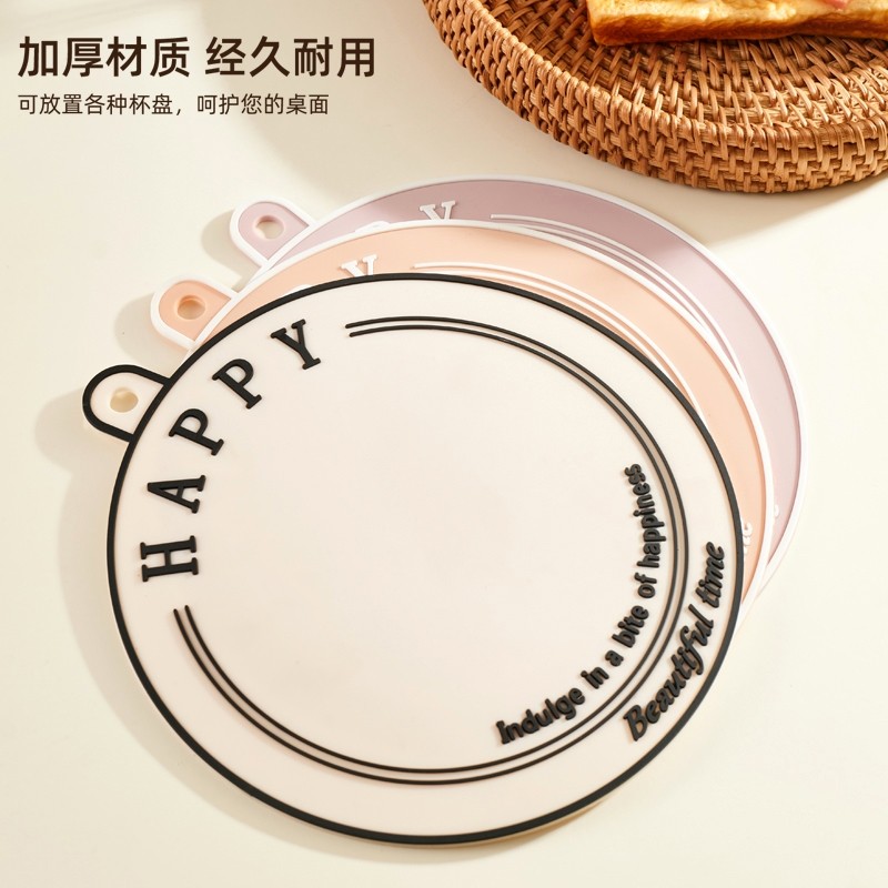 法式简约餐垫隔热垫耐高温易洗防滑餐盘餐桌垫防烫锅垫杯垫碗垫子