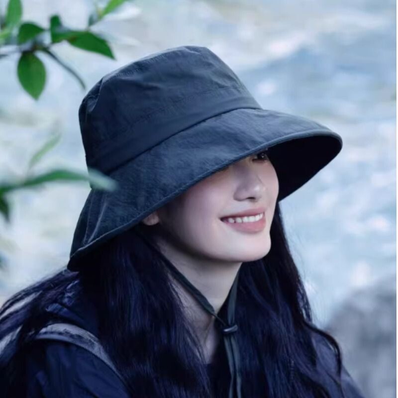 2026新款帽子女款户外防晒帽登山夏季渔夫帽遮阳帽防紫外线太阳帽图片