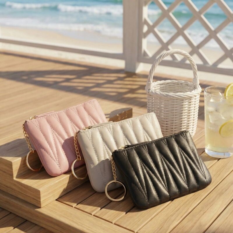 零钱包女士小巧迷你小钱包超薄款硬币包2026新款潮简约拉链手拿包