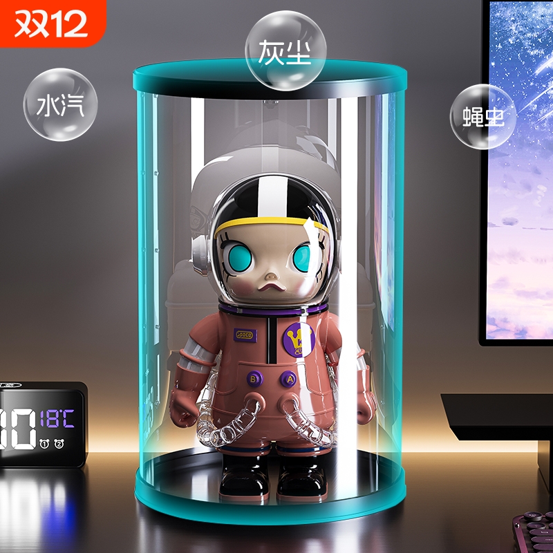 亚克力透明展示盒动漫积木盲盒公仔藏品防尘手办展示柜模型收纳盒