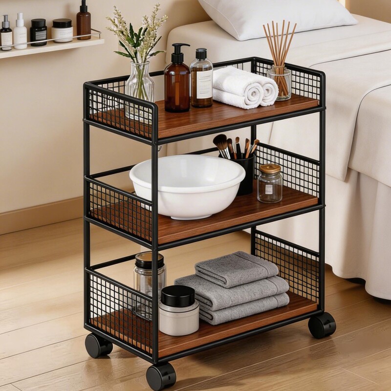 美容院高级仪器工具车皮肤管理收纳架美容院小推车理发店手推车