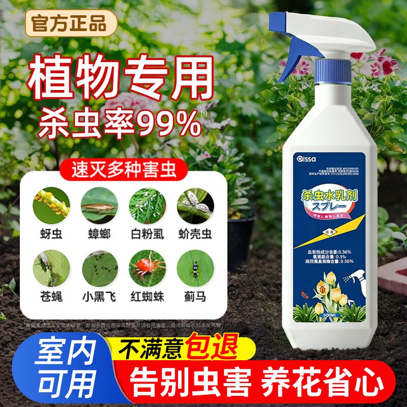 杀虫药花卉植物月季花病虫害常用药除蚜虫非红蜘蛛绿植专用杀虫剂