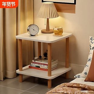 床头柜现代简约边几出租屋家用卧室简易床边桌极窄小型床头置物架