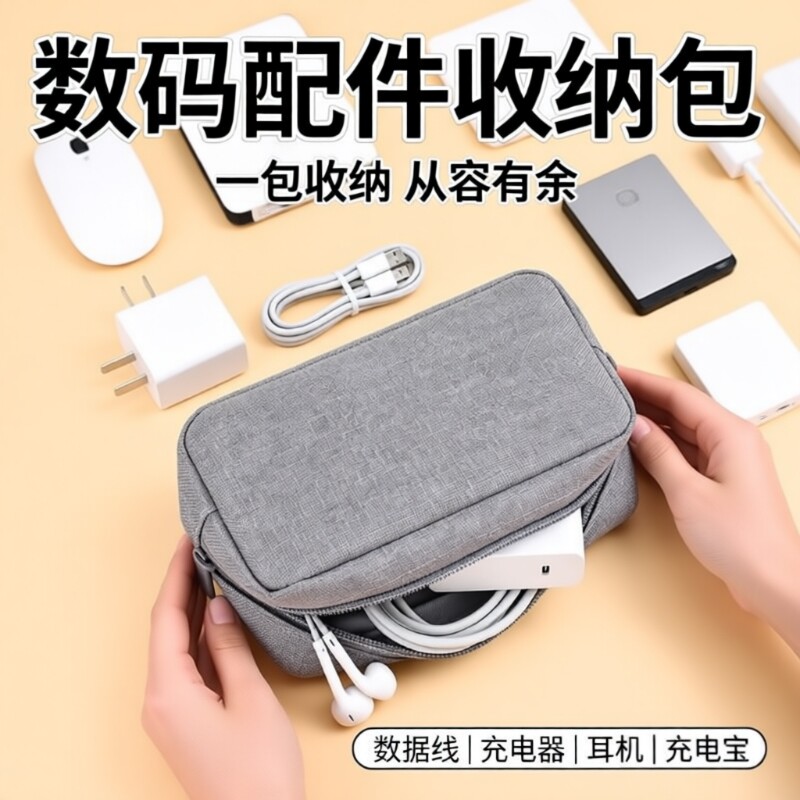 德工多功能收纳包灰色图片