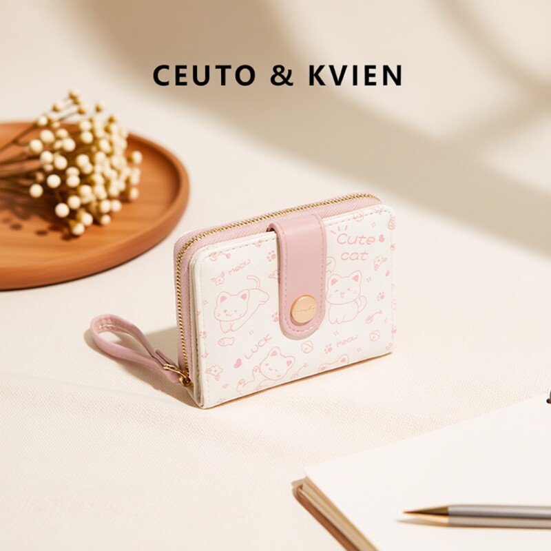 CEUTOKVIEN女包2026新款可爱短款钱包卡包小巧洋气零钱