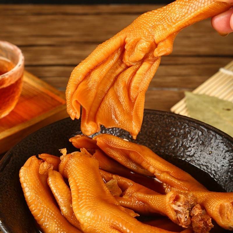 龙岩泡鸭爪福建特产香辣鸭掌卤味休闲小零食下酒菜食品