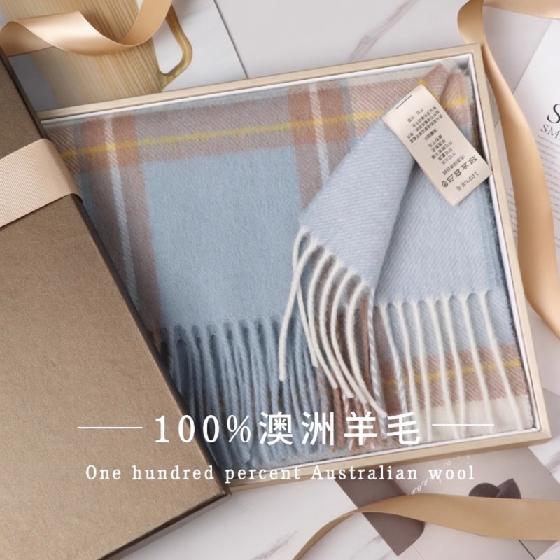 100%澳洲wool纯羊毛围巾女冬季高级感新款英伦风格子围脖生日礼物,服饰配件/皮带/帽子/围巾,围巾/丝巾/披肩,淘宝优惠券,粉丝福利购,淘宝优惠卷