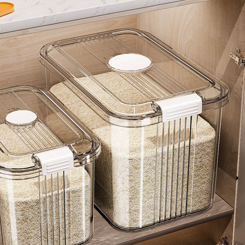 食品级米桶家用防虫防潮密封2026新款五谷杂粮收纳盒面粉盒储粮桶