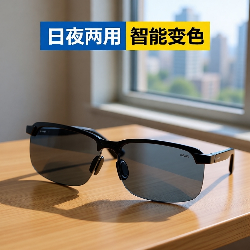 偏光眼镜夜视镜墨镜感光太阳镜男钓鱼日夜两用开车专用变色驾驶