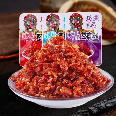 四川重庆特产张飞灯影豆腐丝