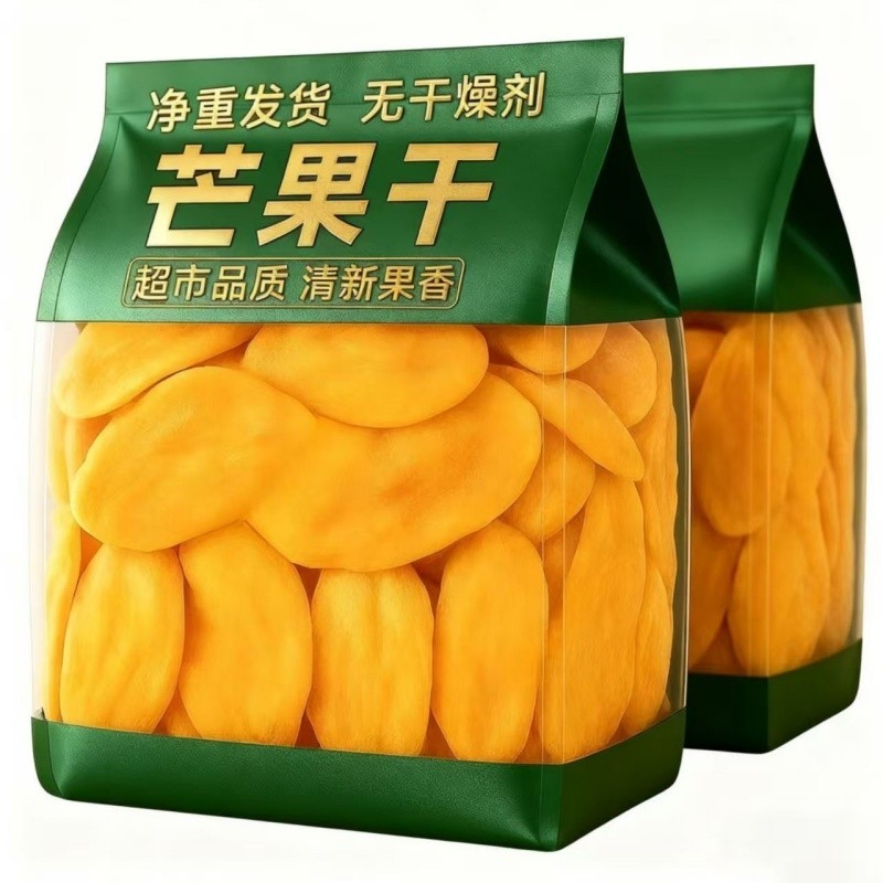 泰国风味芒果干蜜饯果脯新货特产原味厚切大片休闲休闲零食水果干