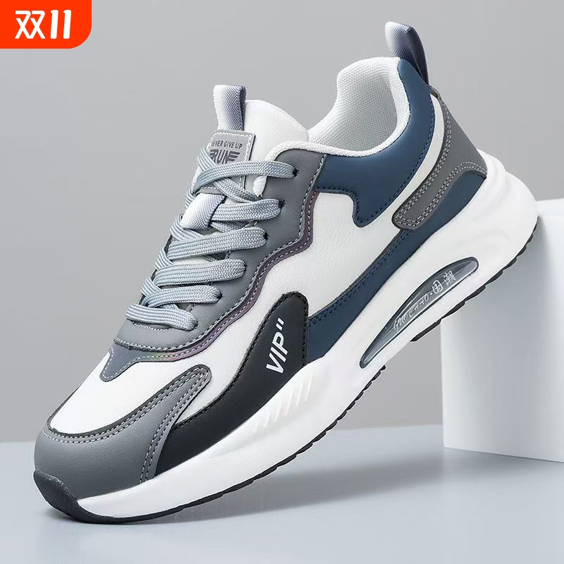 男鞋2025新款冬季软底运动休闲鞋子男跑步鞋透气男学生百搭潮鞋男