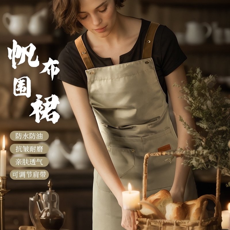 厨房防水围裙耐磨|超1000次加购