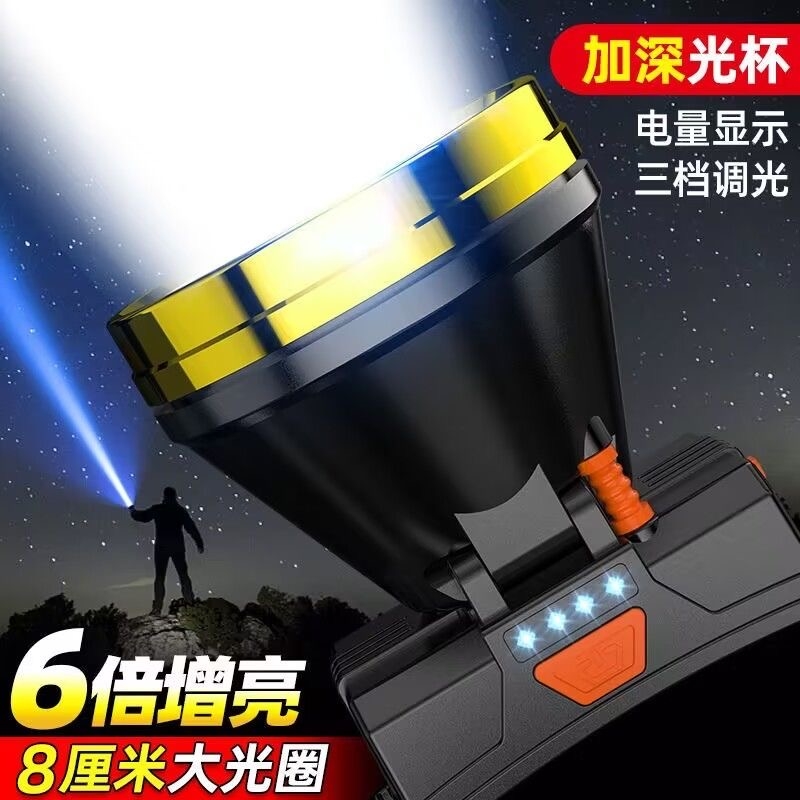 公牛适用LED头灯强光超亮远射