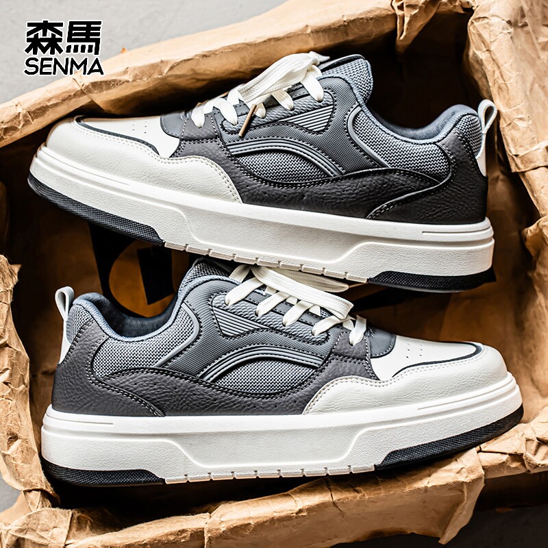 森马男鞋2026新款春季防滑板鞋运动潮流百搭潮鞋工作平底休闲小众