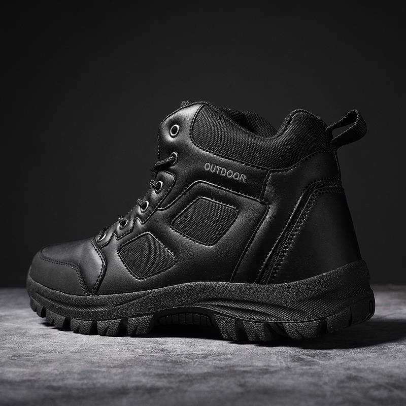 男士高帮鞋子46户外休闲工装男鞋49特大码47 48运动耐磨登山鞋45