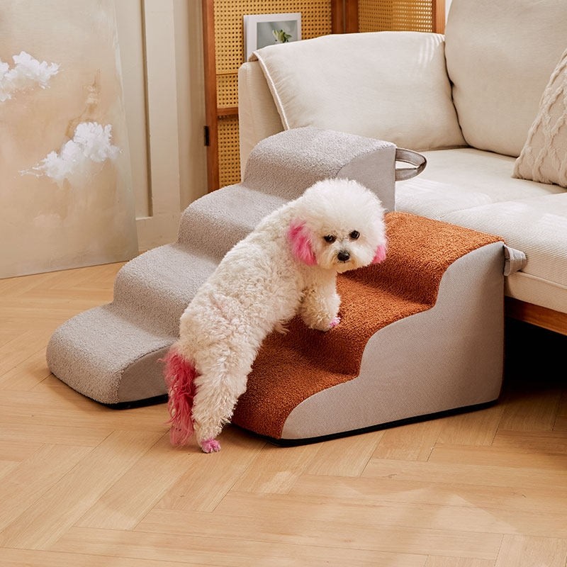 宠物楼梯狗狗上床台阶防滑爬梯斜坡可拆洗小型老年犬梯子床边沙发,宠物/宠物食品及用品,猫狗垫子,淘宝优惠券,粉丝福利购,淘宝优惠卷