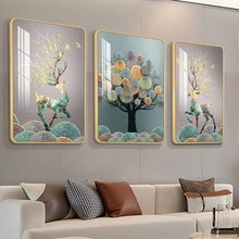 新款客厅装饰画高级感沙发背景墙挂画现代简约大气壁画餐厅卧室画