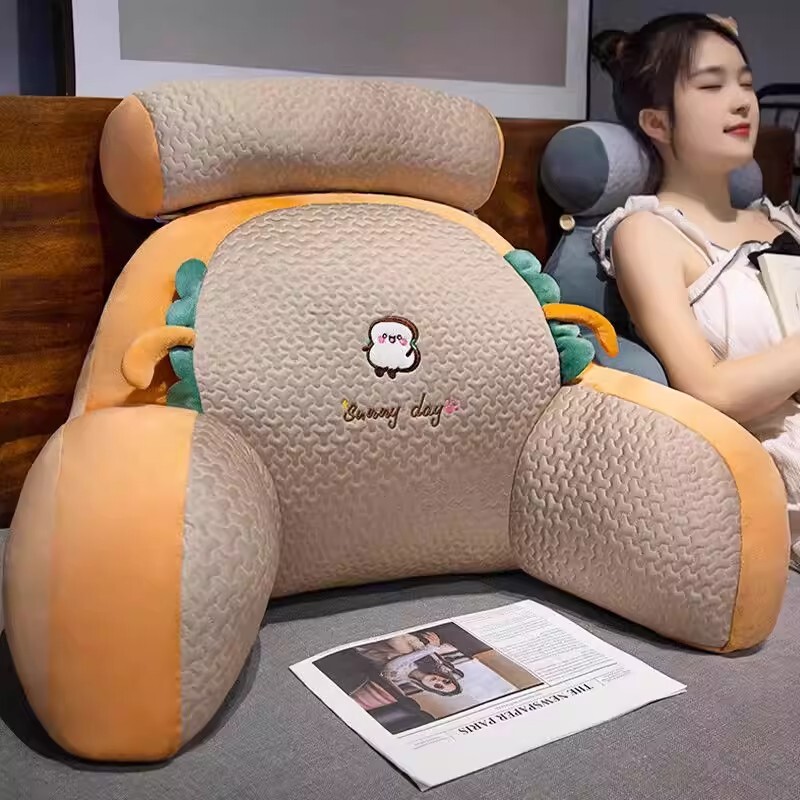 可爱床头靠垫软包护腰靠背垫宿舍床上手机看书抱枕大靠枕头冬季