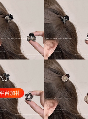 水钻迷你小抓夹女高级感半扎新款精致发夹刘海侧边夹前额碎发发卡