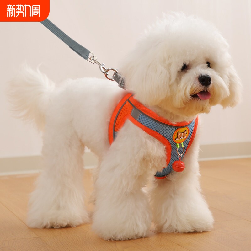 狗狗牵引绳背心式外出绳子泰迪法斗柯基中型犬小型犬宠物胸背带