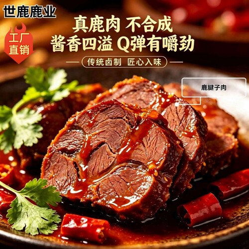 东北酱香鹿肉麻辣鹿腱子肉礼盒