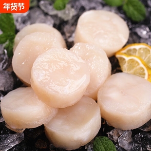 现剥大带子肉新鲜瑶柱刺身海鲜江瑶贝柱海贝肉非合成 商用烧烤