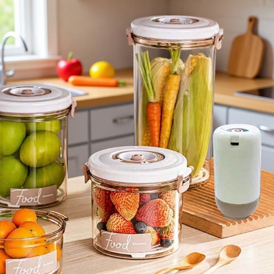 璟珞五谷杂粮食品可抽真空密封罐