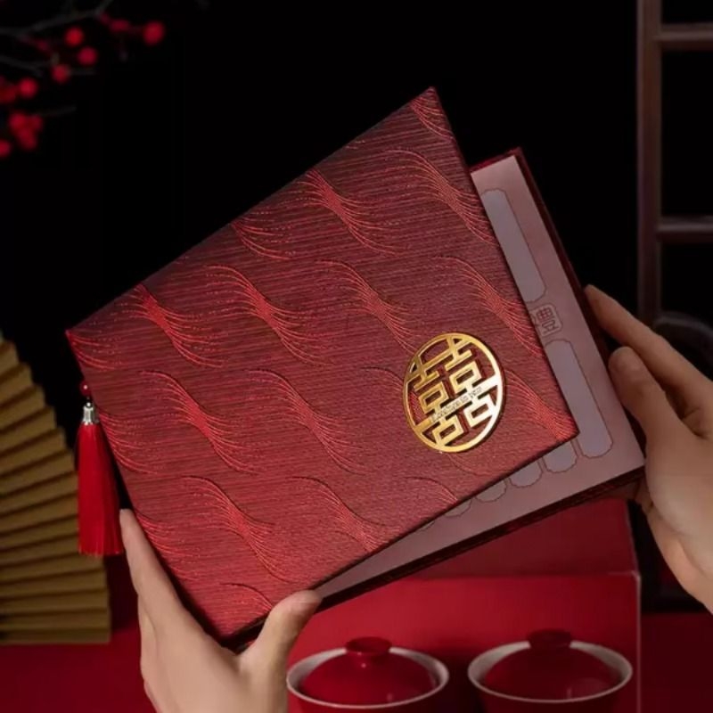 结婚礼金簿婚礼薄签到本签名册人情记账本嘉宾随礼单婚庆用品大全