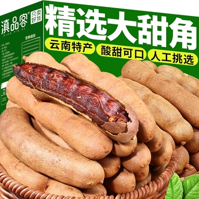 酸角新货云南特产酸甜角干云南罗望子带壳孕妇解馋休闲零食大甜角