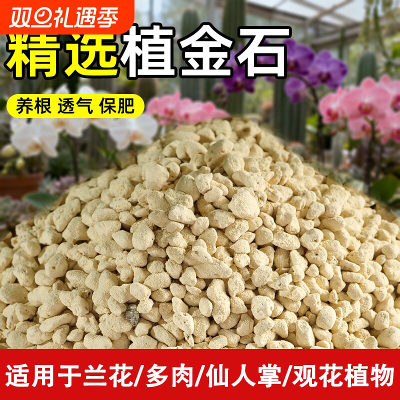 植金石原装进口兰花蝴蝶兰专用植料颗粒营养土精筛无粉铺面兰花石