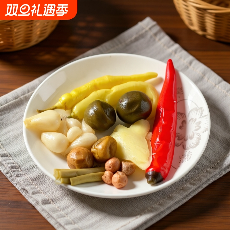 广西柠檬鸭配料包新品热卖包邮鱼生配料泡椒酸柠檬荞头山黄皮