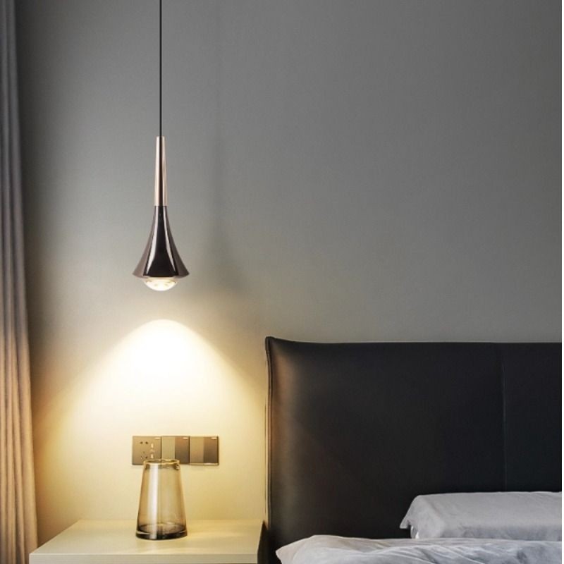 卧室灯床头吊灯2025新款主卧创意个性艺术极简现代简约吧台吊线灯