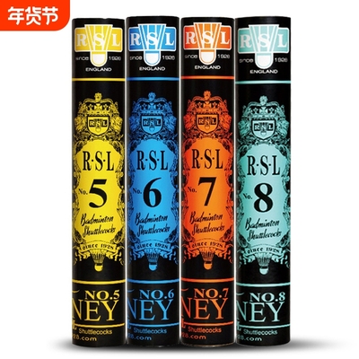 亚狮龙RSL正品羽毛球5号6号耐打王飞行稳定比赛用球