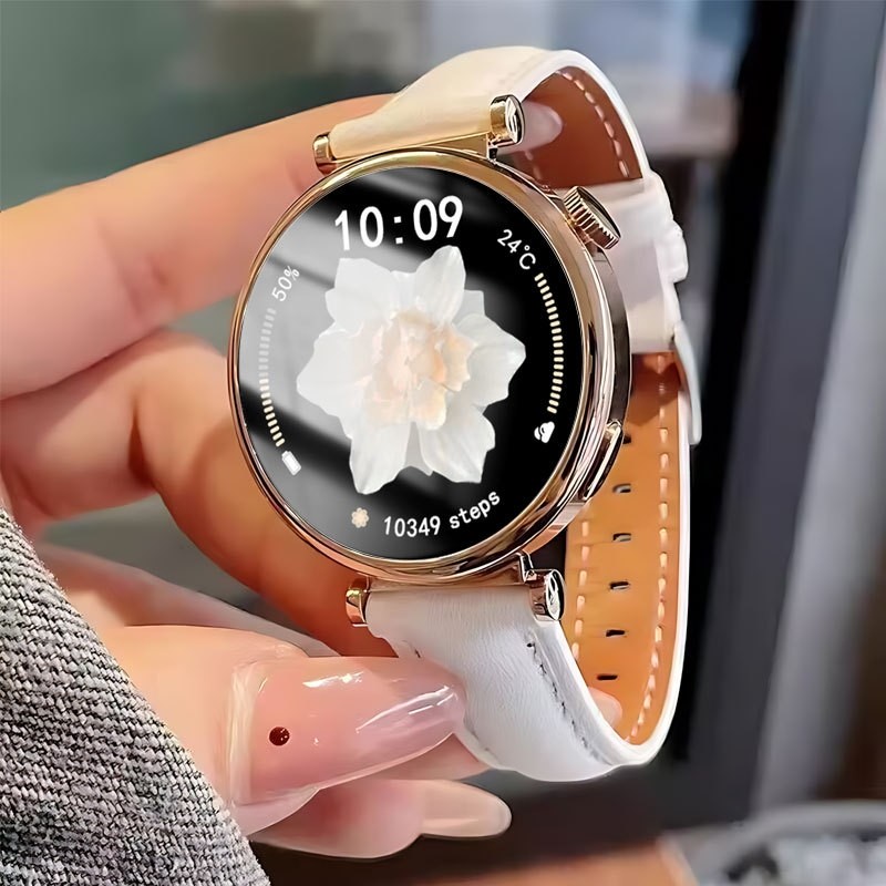 欧康胜女士智能手表离线支付消息提醒多功能运动心率蓝牙通话手环健康