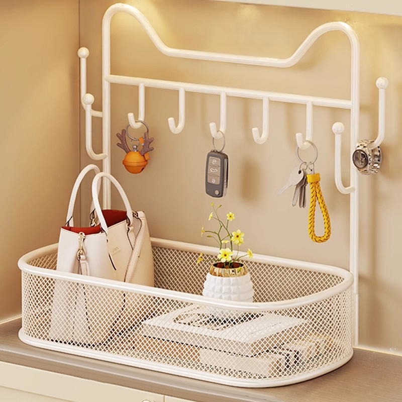 钥匙扣展示架收纳盒入户门口挂放