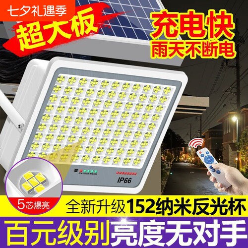 光硕士新款太阳能照明灯庭院灯