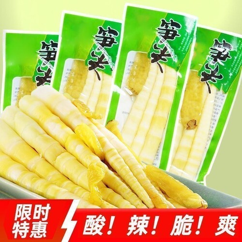 泡椒笋尖山椒脆笋香辣笋丝笋尖解馋小零食即食竹笋新鲜好吃袋装