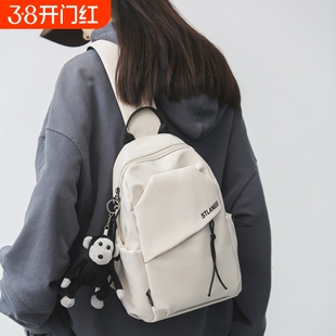 新款胸包男休闲日系单肩包学生时尚运动小背包女士潮牌斜挎包尼龙
