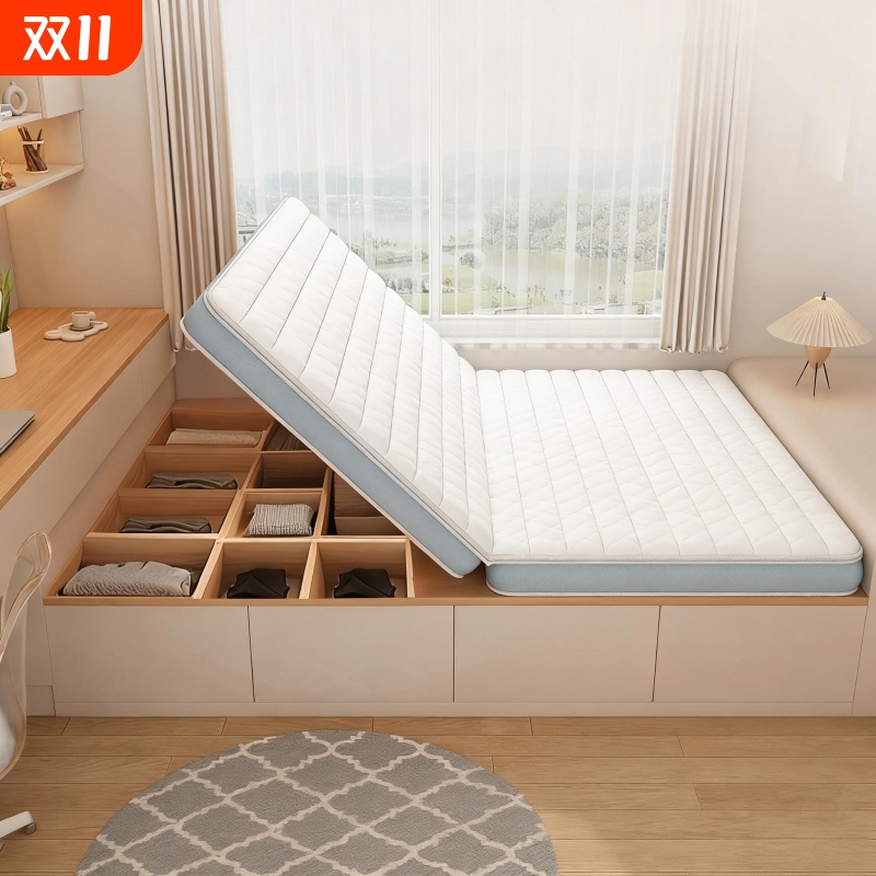 S型精细黄麻折叠床垫全面可拆洗