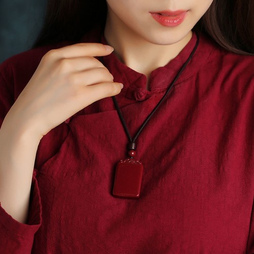 正品朱砂工厂直发项链男女款