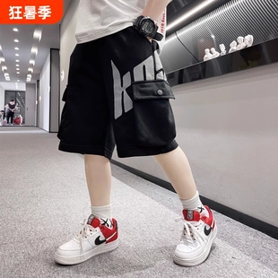 男童短裤夏季2025薄款男大童新款男孩儿童运动童装潮夏装中童裤子