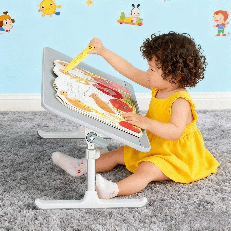 可升降绘本阅读架床上看书支架