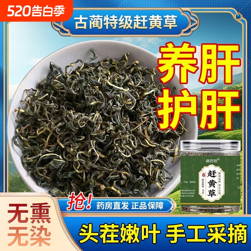 【四川古蔺乌蒙山】正宗赶黄草养肝护肝泡茶中药材官方旗舰店正品